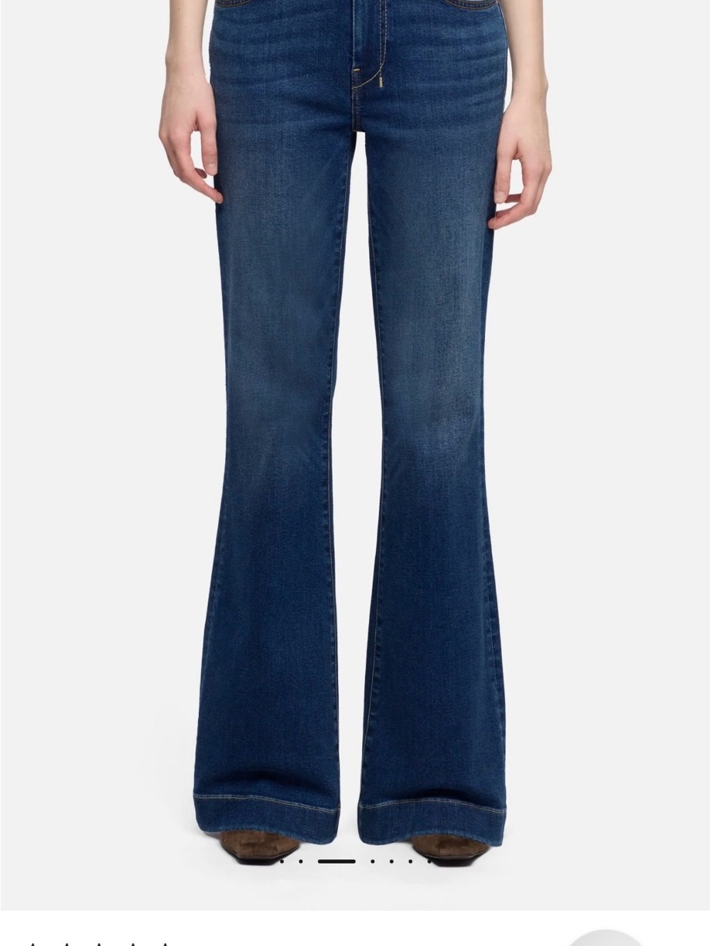 7 For All Mankind Women's Mid-Rise Flare